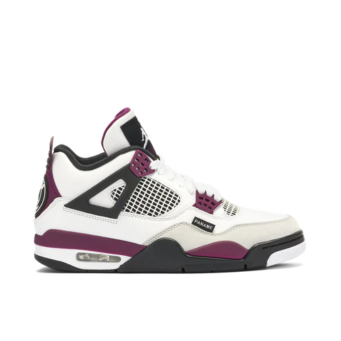 AIR JORDAN 4 X PSG WHITE NEUTRAL GREY BORDEAUX