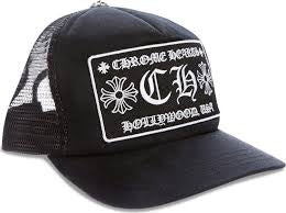 Chrome Hearts CH Hollywood Trucker Hat - Black