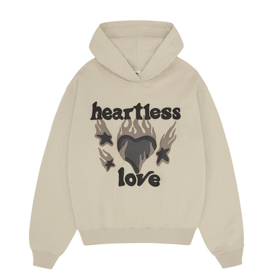 Broken Planet Heartless Love Hoodie - Bone White