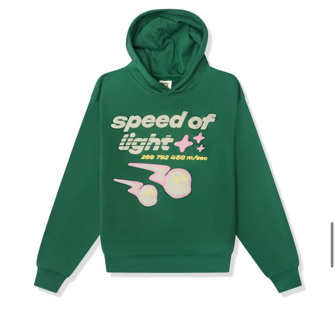 Broken planet Speed of Light Hoodie - Malachite green